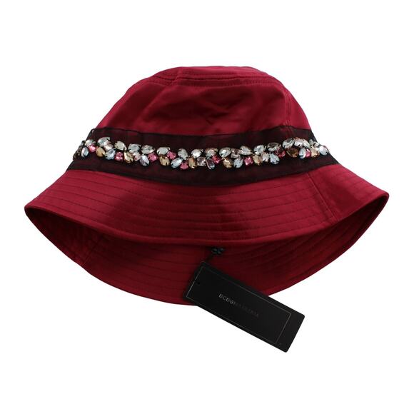 BCBGMAXAZRIA Rhinestone Adorned Fancy Bucket Hat #HT232 - Picture 2 of 2